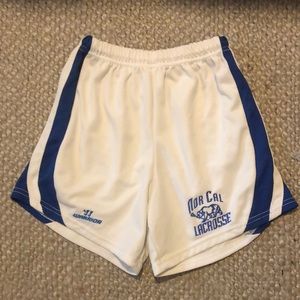 Lacrosse athletic shorts